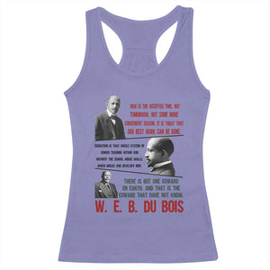 W E B Du Bois Education And Human Development Quote Racerback Tank Top TS12 Violet Print Your Wear