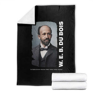 W E B Du Bois Throw Blanket Black Thought Leader And Intellectual Legacy TS12 Black Print Your Wear