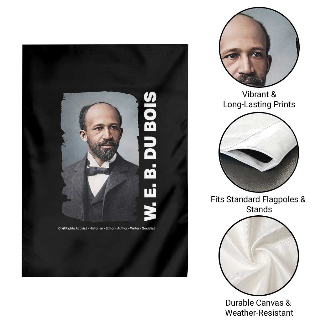 W E B Du Bois Garden Flag Black Thought Leader And Intellectual Legacy TS12 Print Your Wear