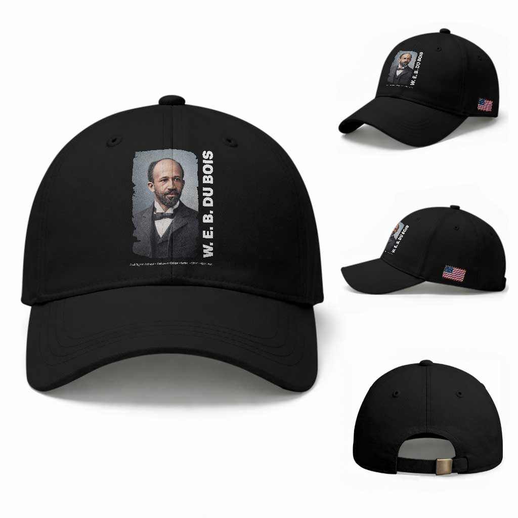 W E B Du Bois Baseball Cap Black Thought Leader And Intellectual Legacy TS12 Baseball Cap Universal Fit Black Print Your Wear