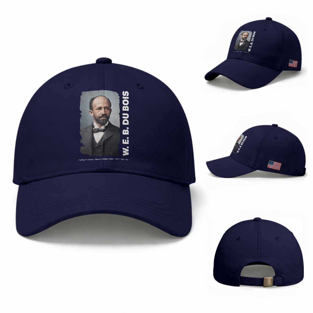 W E B Du Bois Baseball Cap Black Thought Leader And Intellectual Legacy TS12 Baseball Cap Universal Fit Dark Blue Print Your Wear