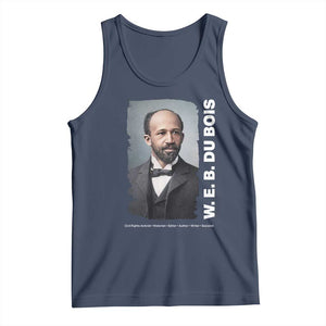 W E B Du Bois Tank Top Black Thought Leader And Intellectual Legacy TS12 Navy Print Your Wear
