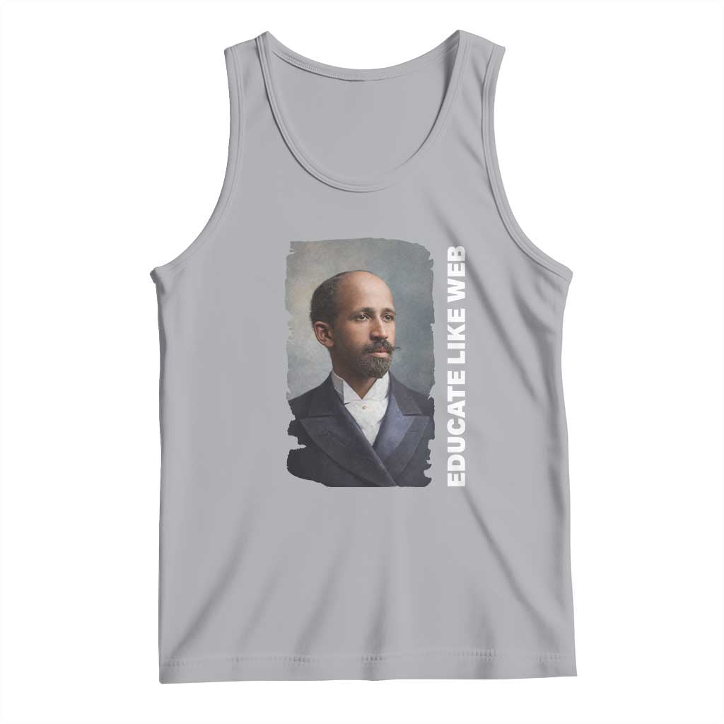 Educate Like W E B Tank Top African American Heritage TS12 Athletic Heather Print Your Wear