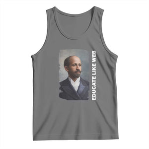 Educate Like W E B Tank Top African American Heritage TS12 Black Heather Print Your Wear