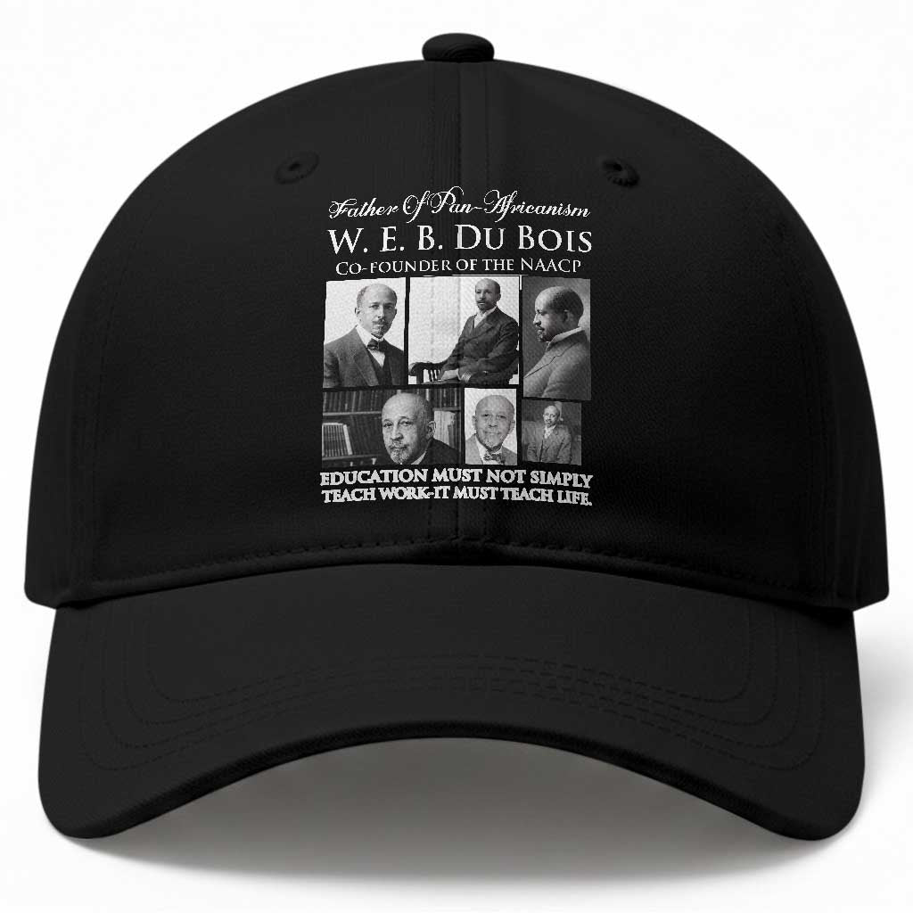 W E B Du Bois Baseball Cap Education Must Teach Life Quote TS12 Print Your Wear