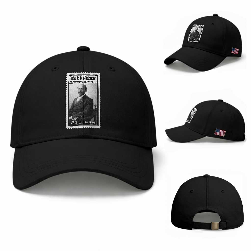 Vintage Stamp W E B Du Bois Baseball Cap Black Thought Leader TS12 Baseball Cap Universal Fit Black Print Your Wear