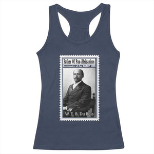 Vintage Stamp W E B Du Bois Racerback Tank Top Black Thought Leader TS12 Navy Print Your Wear