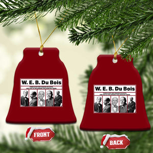 W E B Du Bois Quote Ceramic Ornament There Is But One Coward On Earth TS12 Print Your Wear