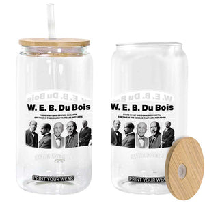 W E B Du Bois Quote Glass Can There Is But One Coward On Earth TS12 Print Your Wear