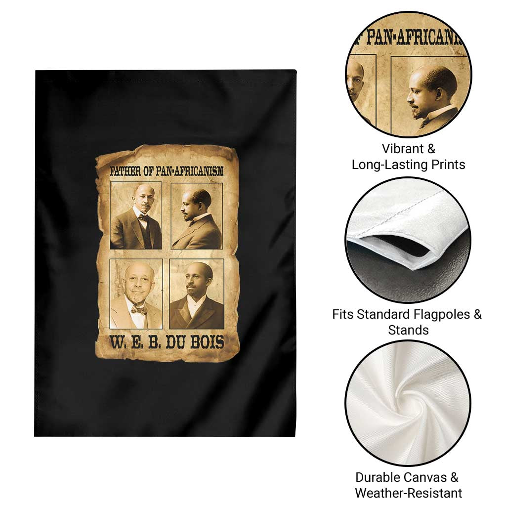 W E B Du Bois Garden Flag African American History Gift TS12 Print Your Wear
