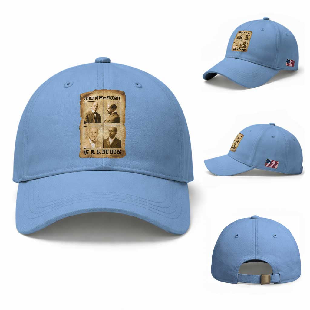 W E B Du Bois Baseball Cap African American History Gift TS12 Baseball Cap Universal Fit Light Blue Print Your Wear