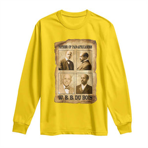 W E B Du Bois Long Sleeve Shirt African American History Gift TS12 Daisy Print Your Wear