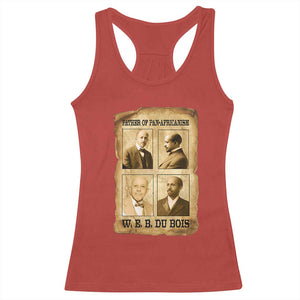 W E B Du Bois Racerback Tank Top African American History Gift TS12 Red Print Your Wear