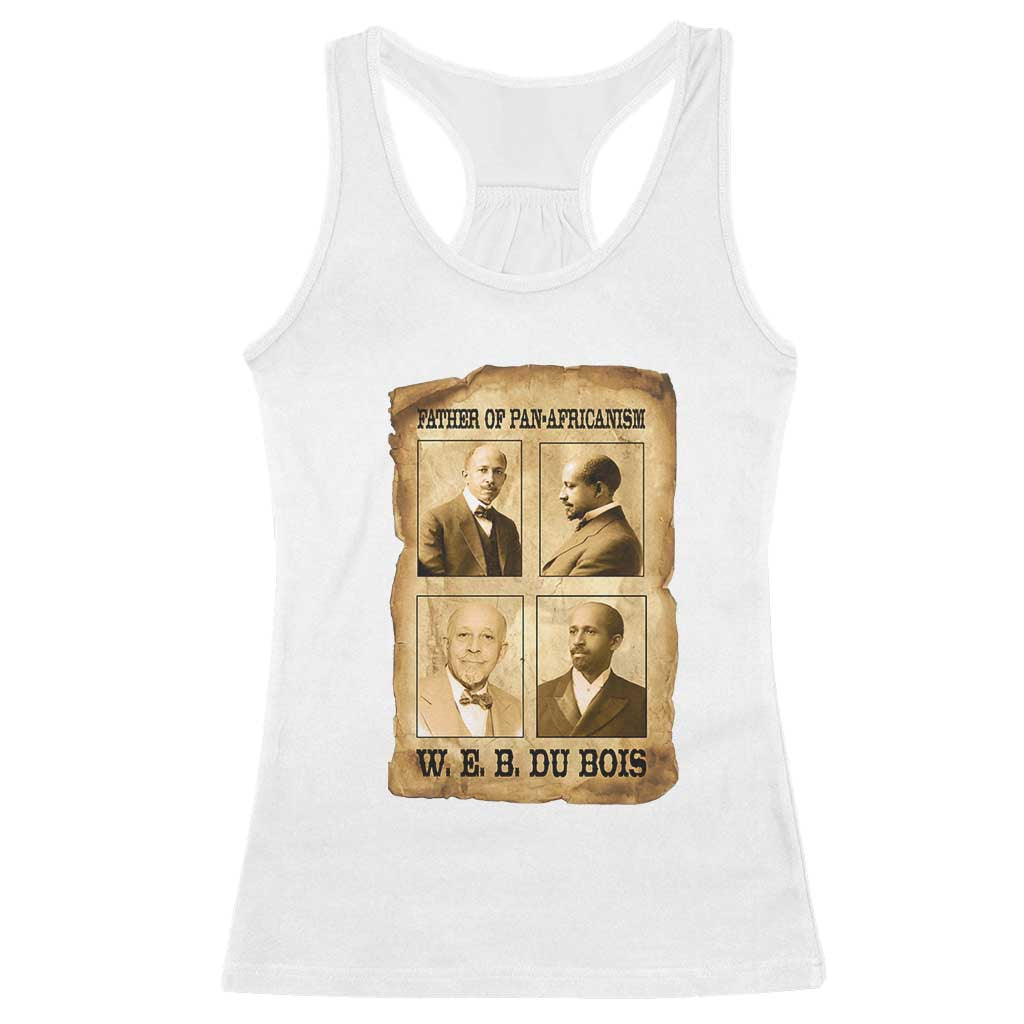 W E B Du Bois Racerback Tank Top African American History Gift TS12 White Print Your Wear