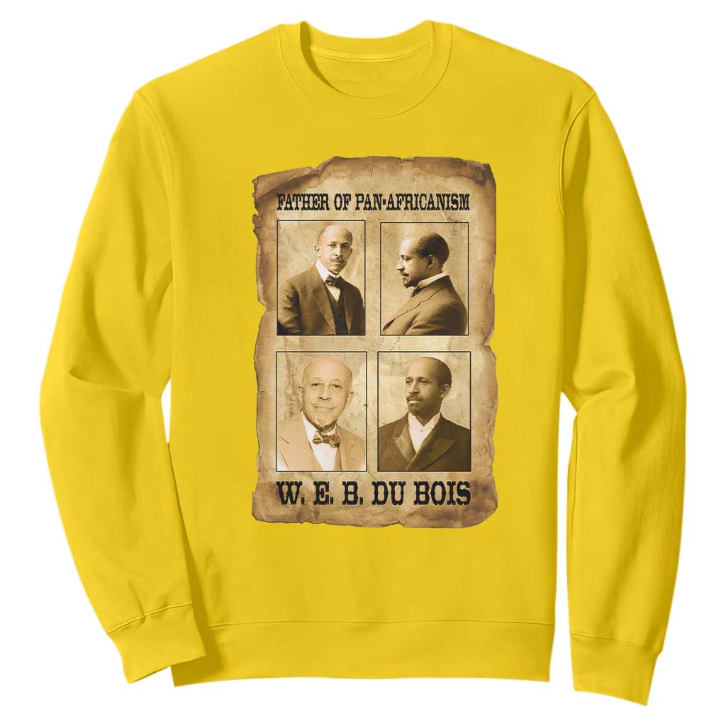 W E B Du Bois Sweatshirt African American History Gift TS12 Daisy Print Your Wear