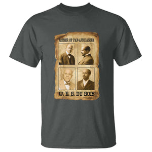 W E B Du Bois T Shirt African American History Gift TS12 Dark Heather Print Your Wear