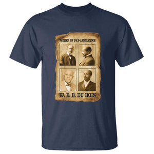 W E B Du Bois T Shirt African American History Gift TS12 Navy Print Your Wear
