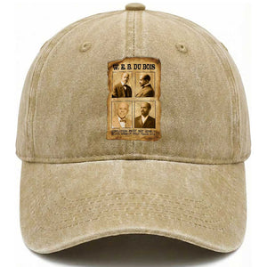 Education Must Teach Life W E B Du Bois Quote Washed Cotton Baseball Cap TS12 Print Your Wear