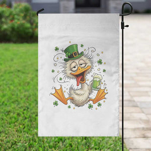 Funny Drunk Irish Duck Garden Flag St Patricks Day Gift TS12 Print Your Wear