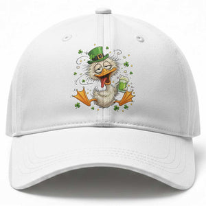 Funny Drunk Irish Duck Baseball Cap St Patricks Day Gift TS12 Print Your Wear