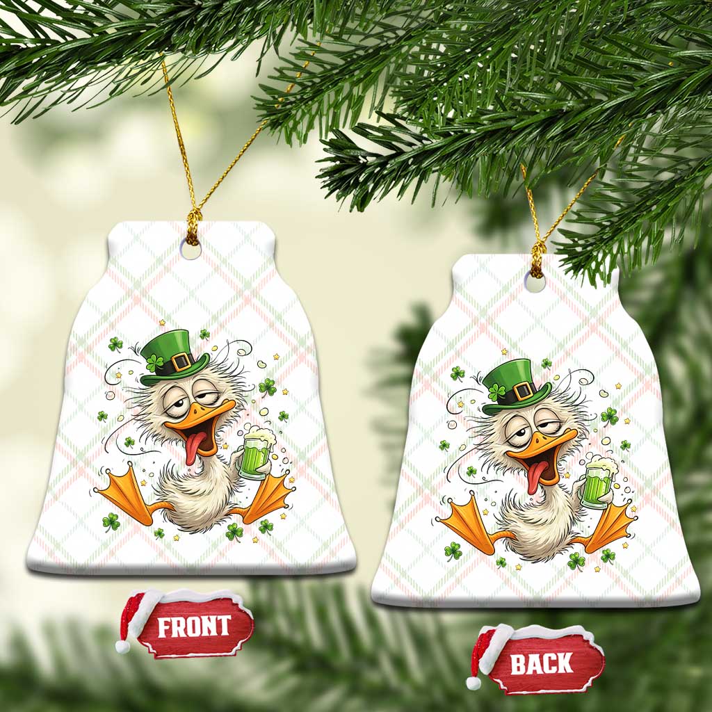 Funny Drunk Irish Duck Ceramic Ornament St Patricks Day Gift TS12 Print Your Wear