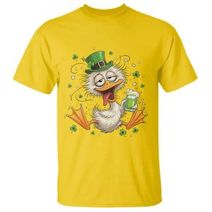 Funny Drunk Irish Duck T Shirt St Patricks Day Gift TS12 Daisy Print Your Wear