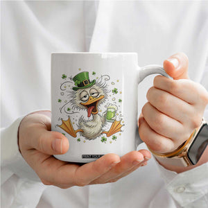 Funny Drunk Irish Duck Coffee Mug St Patricks Day Gift TS12 Print Your Wear