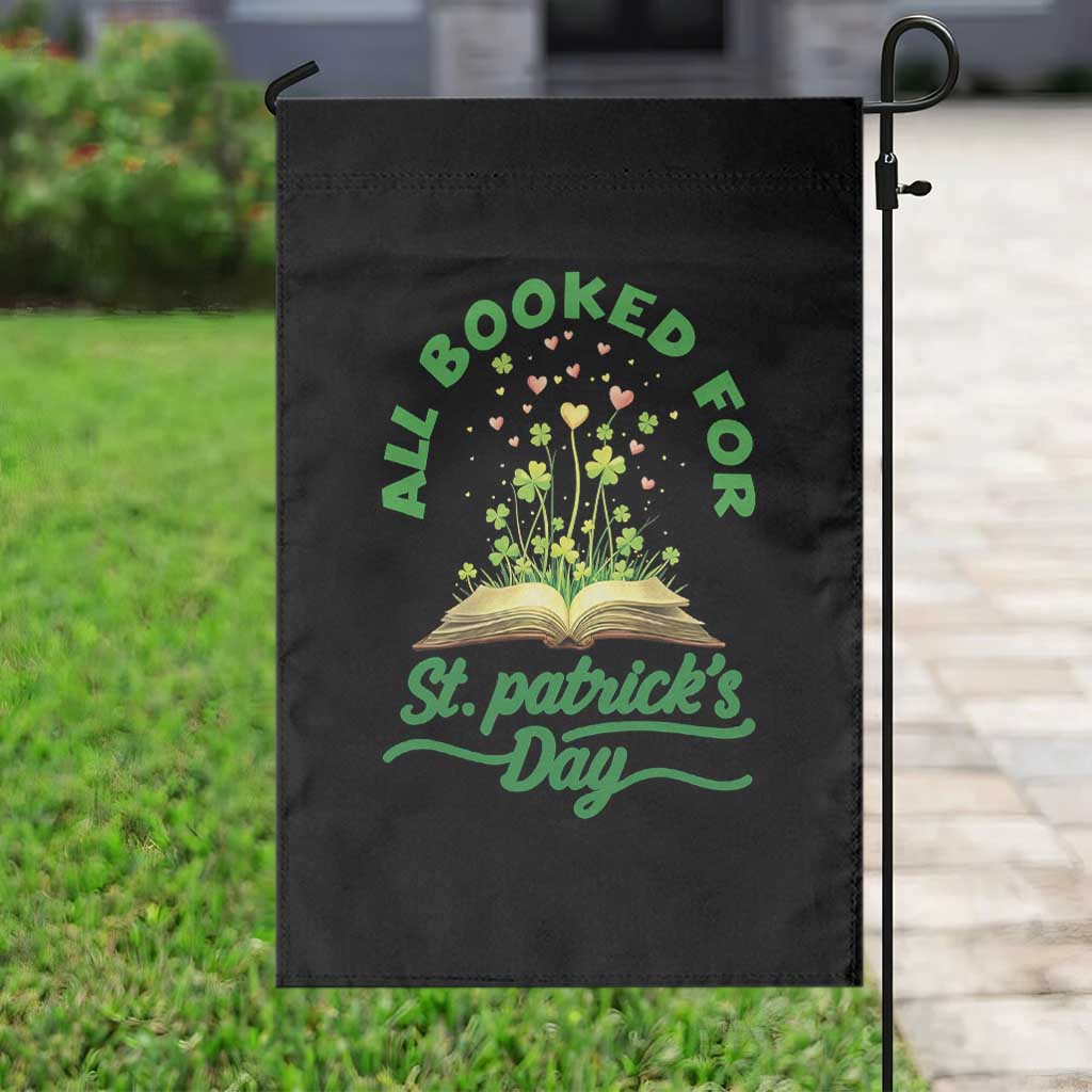 All Booked For St Patricks Day Garden Flag Irish Reader Gift TS12 Print Your Wear