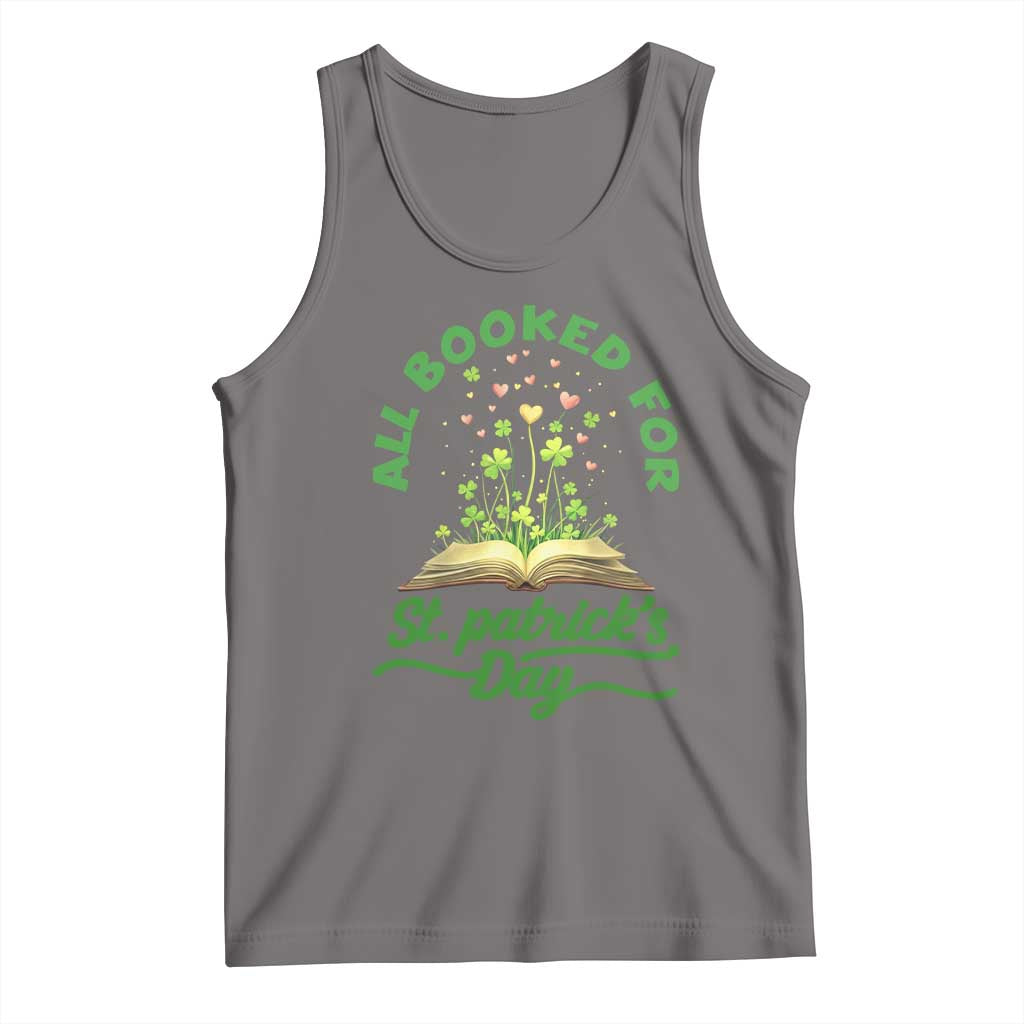 All Booked For St Patricks Day Tank Top Irish Reader Gift TS12 Deep Heather Print Your Wear