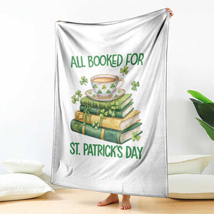 All Booked For St Patricks Day Throw Blanket Gift For Book Lovers TS12 Print Your Wear