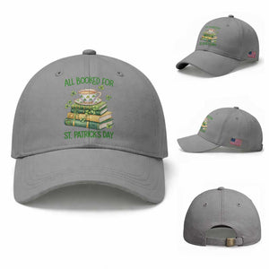 All Booked For St Patricks Day Baseball Cap Gift For Book Lovers TS12 Baseball Cap Universal Fit Sport Gray Print Your Wear