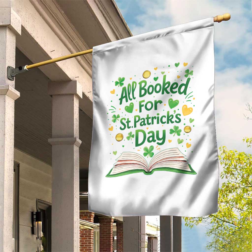 All Booked For St Patricks Day Garden Flag Irish Bookworm Gift TS12 Print Your Wear