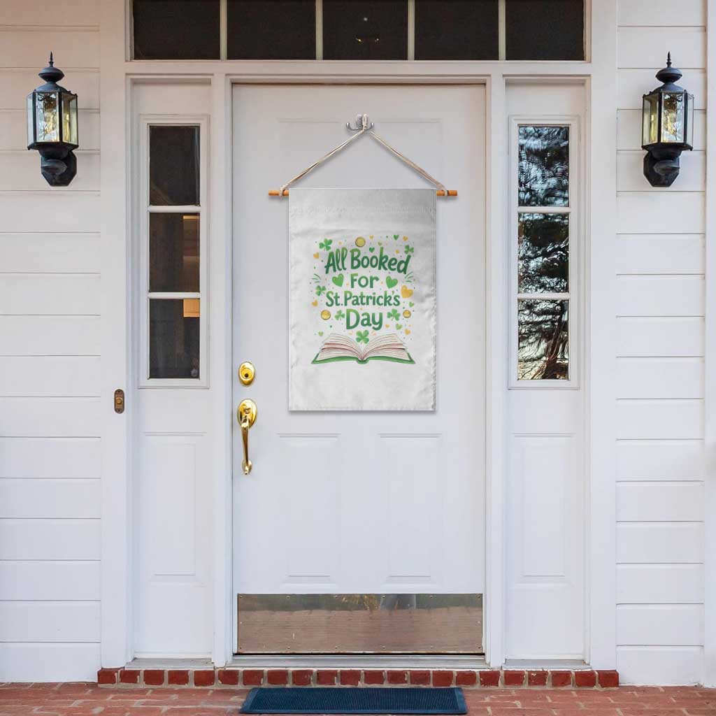 All Booked For St Patricks Day Garden Flag Irish Bookworm Gift TS12 Print Your Wear