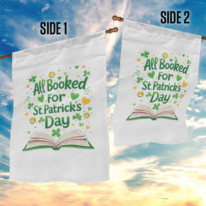 All Booked For St Patricks Day Garden Flag Irish Bookworm Gift TS12 Print Your Wear