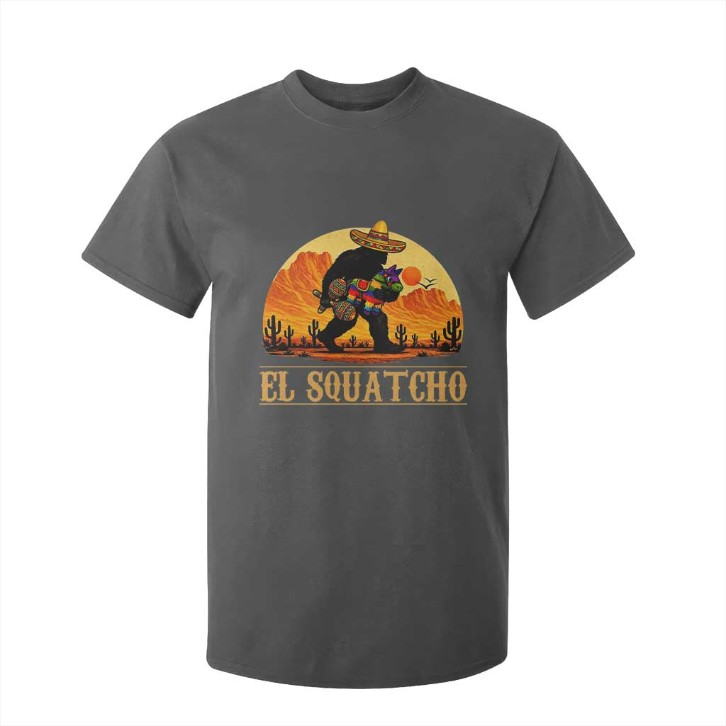 Funny El Squatcho Cinco De Mayo Fiesta Gift T Shirt For Kid TS12 Dark Heather Print Your Wear