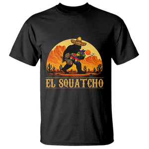 Funny El Squatcho Cinco De Mayo Fiesta Gift T Shirt TS12 Black Print Your Wear
