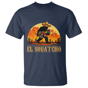 Funny El Squatcho Cinco De Mayo Fiesta Gift T Shirt TS12 Navy Print Your Wear