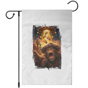 Funny Bigfoot Alien Selfie Garden Flag Cinco De Mayo Party Gift TS12 White Print Your Wear