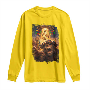 Funny Bigfoot Alien Selfie Long Sleeve Shirt Cinco De Mayo Party Gift TS12 Daisy Print Your Wear