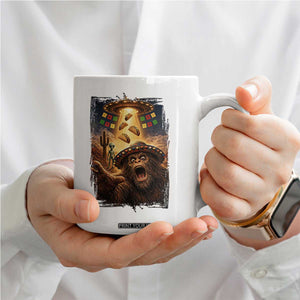 Funny Bigfoot Alien Selfie Coffee Mug Cinco De Mayo Party Gift TS12 Print Your Wear