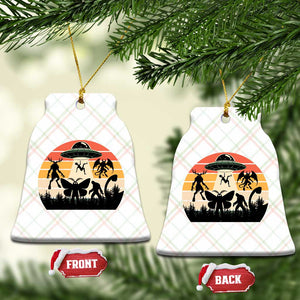 Retro Sunset Cryptid Squad Ceramic Ornament Cryptid Lover Gift TS12 Print Your Wear