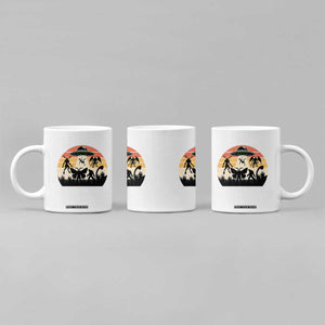 Retro Sunset Cryptid Squad Coffee Mug Cryptid Lover Gift TS12 Print Your Wear