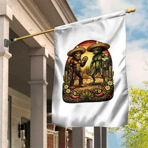 Funny Bigfoot Chupacabra Cinco De Mayo Garden Flag Cryptid Lover Gift TS12 Print Your Wear