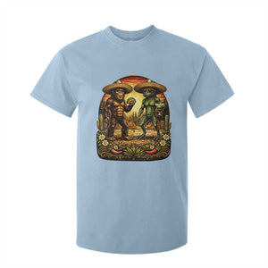 Funny Bigfoot Chupacabra Cinco De Mayo T Shirt For Kid Cryptid Lover Gift TS12 Light Blue Print Your Wear