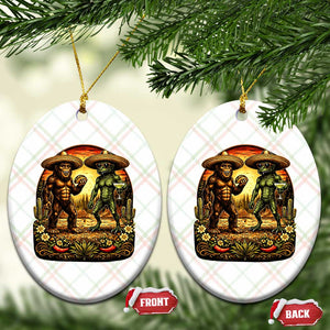 Funny Bigfoot Chupacabra Cinco De Mayo Ceramic Ornament Cryptid Lover Gift TS12 Print Your Wear