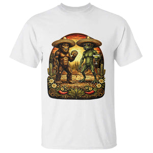 Funny Bigfoot Chupacabra Cinco De Mayo T Shirt Cryptid Lover Gift TS12 White Print Your Wear