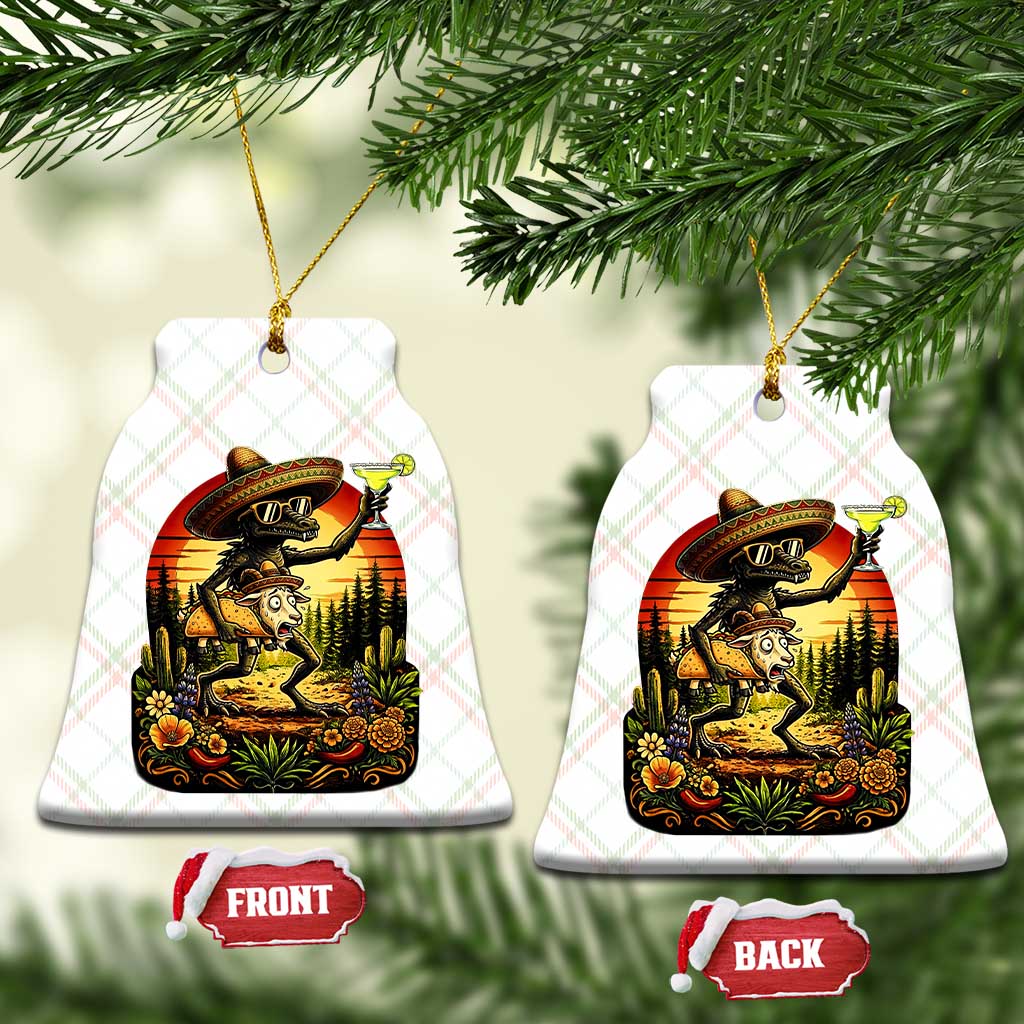 Funny Chupacabra Goat Taco Lover Ceramic Ornament Cinco De Mayo Party Gift TS12 Print Your Wear