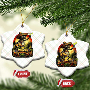 Funny Chupacabra Goat Taco Lover Ceramic Ornament Cinco De Mayo Party Gift TS12 Print Your Wear