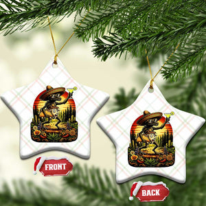 Funny Chupacabra Goat Taco Lover Ceramic Ornament Cinco De Mayo Party Gift TS12 Print Your Wear