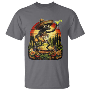 Funny Chupacabra Goat Taco Lover T Shirt Cinco De Mayo Party Gift TS12 Charcoal Print Your Wear